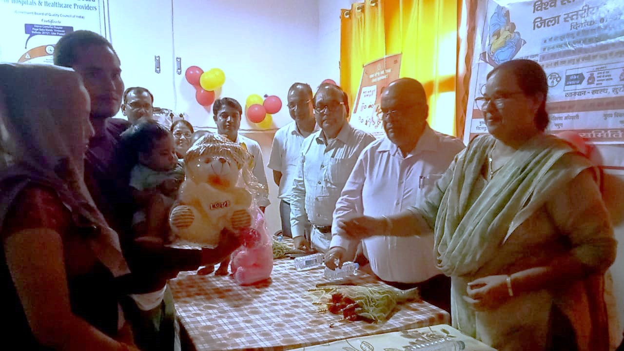 सिद्धार्थ को मिला हेल्दी बेबी का खिताब