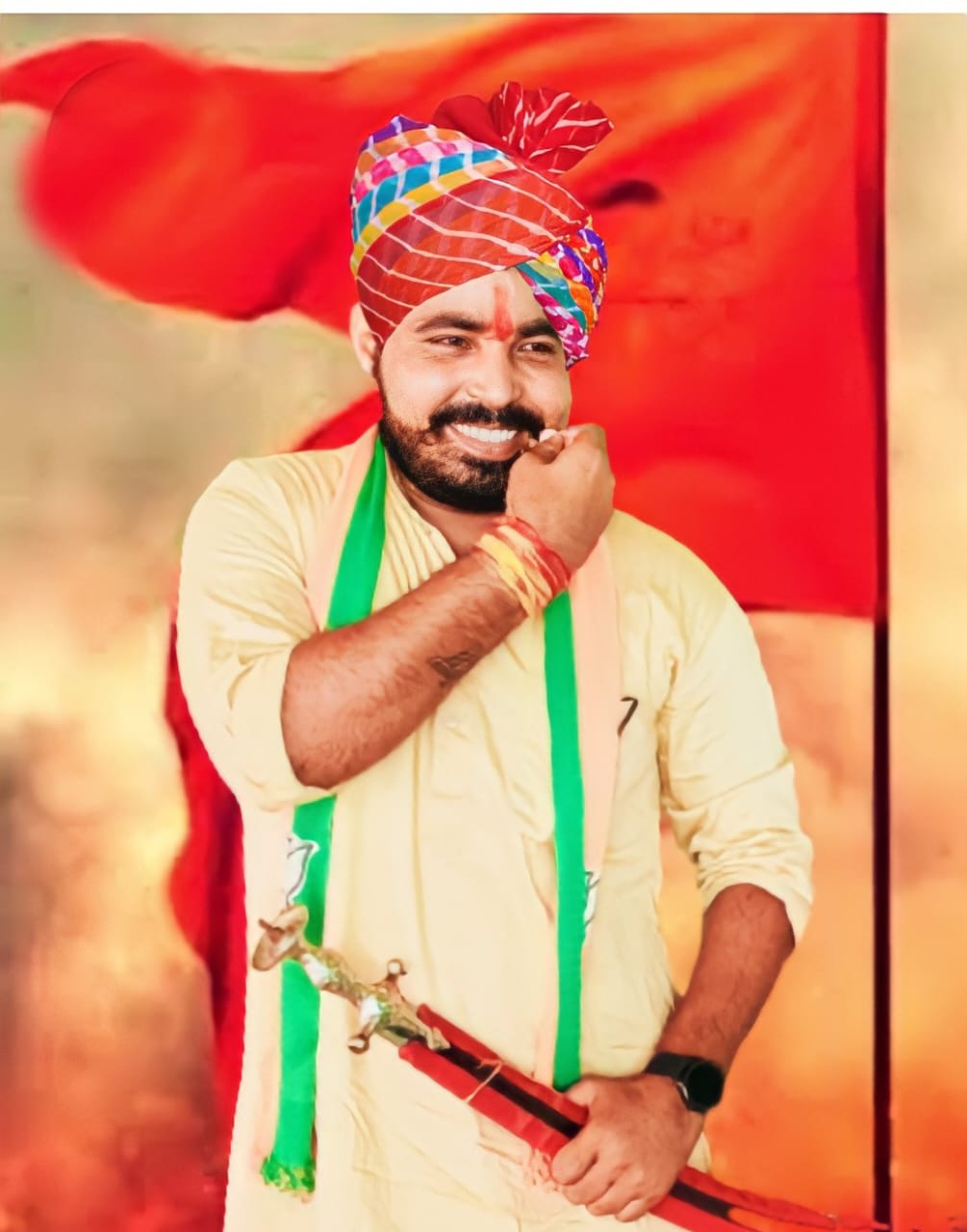 श्री राजपूत करणी सेना के जिलाध्यक्ष बने राजू चौहान हथौड़ा