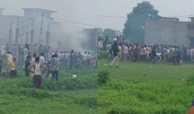 लखनऊ में अवैध पटाखा फैक्ट्री में धमाका, दंपति की मौत, छह घायल