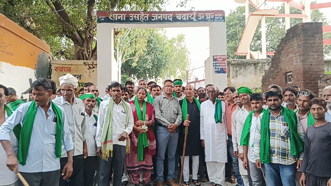 थाना उसहैत में भ्रष्टाचार, माफियाओं की मेहमाननवाजी और पीड़ितों की उपेक्षा! भाकियू (असली) ने किया घेराव