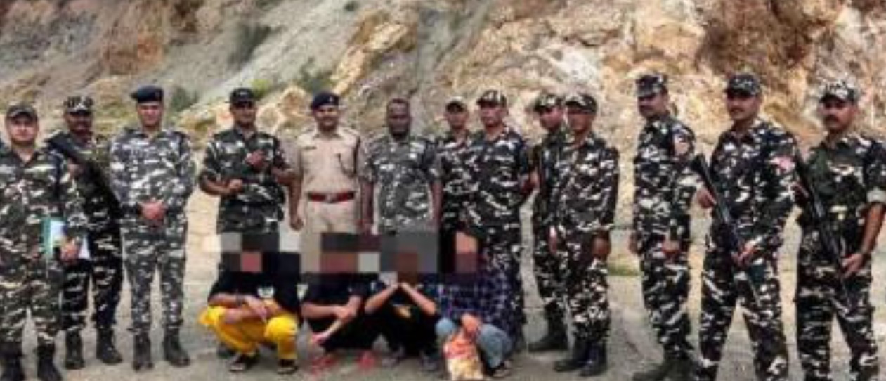 नेपाल से फरार चार कैदी भारत में घुसते समय एसएसबी ने पकड़े, रबर ट्यूब के सहारे काली नदी पार करके पहुंचे थे देवताल