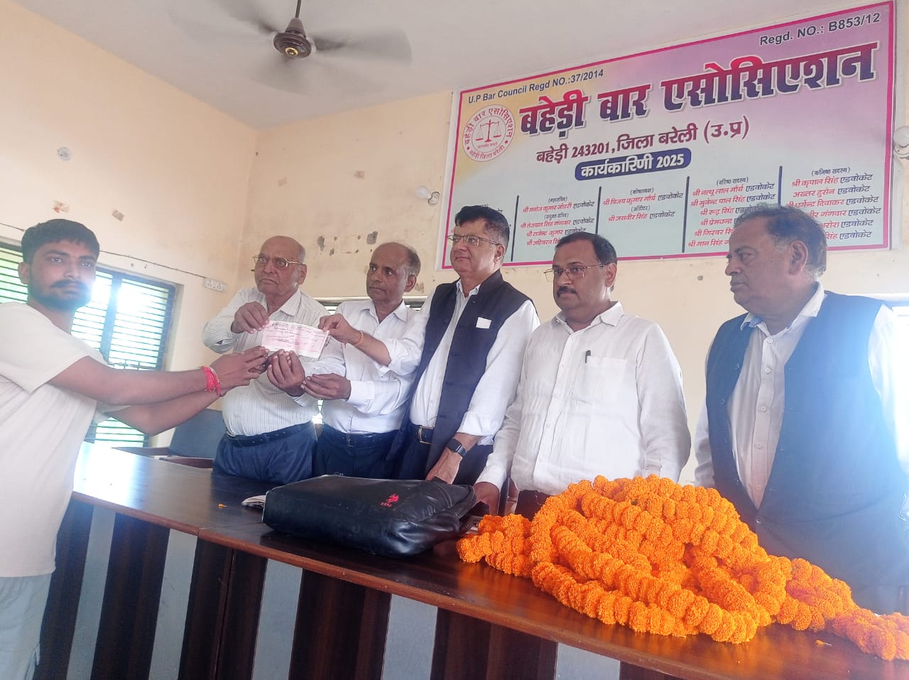 Bareilly News- शिरीष मल्होत्रा का बहेड़ी बार में हुआ भव्य स्वागत