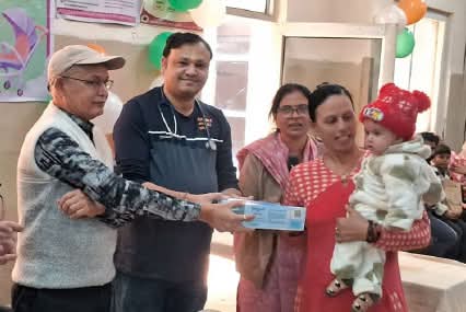 Badaun News :नवजात देखभाल सप्ताह में चमके नन्हें सितारे