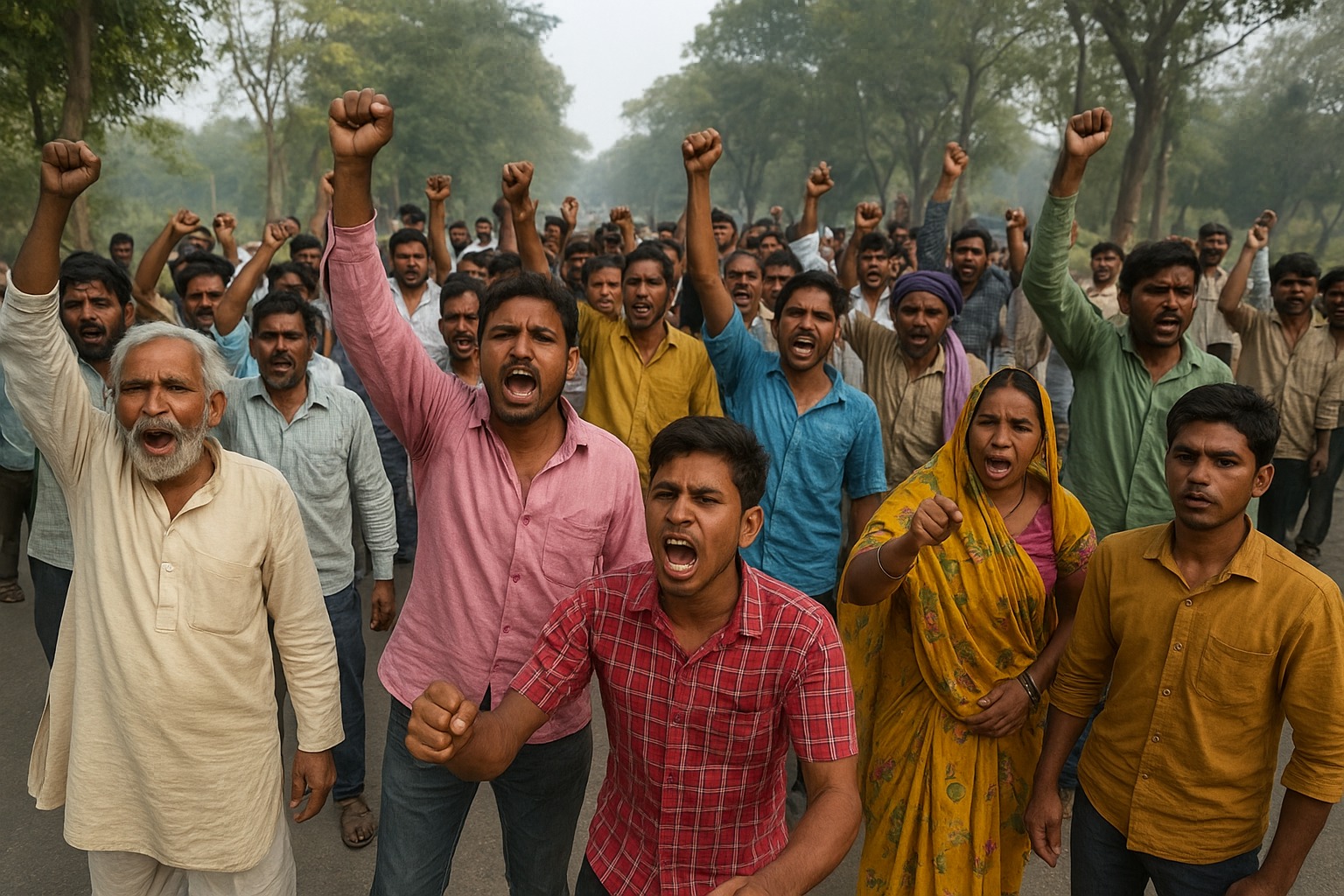 खेत की रखवाली कर रहे मजदूर को हाथी ने पटक कर मार डाला, परिजनों ने किया हंगामा