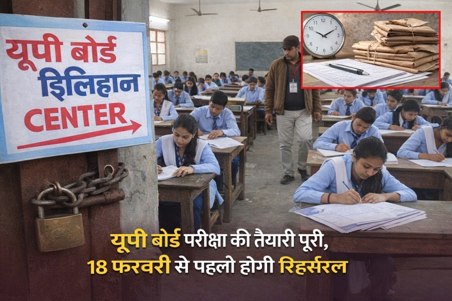 यूपी बोर्ड: विद्यार्थियों से पहले शिक्षा विभाग की परीक्षा 