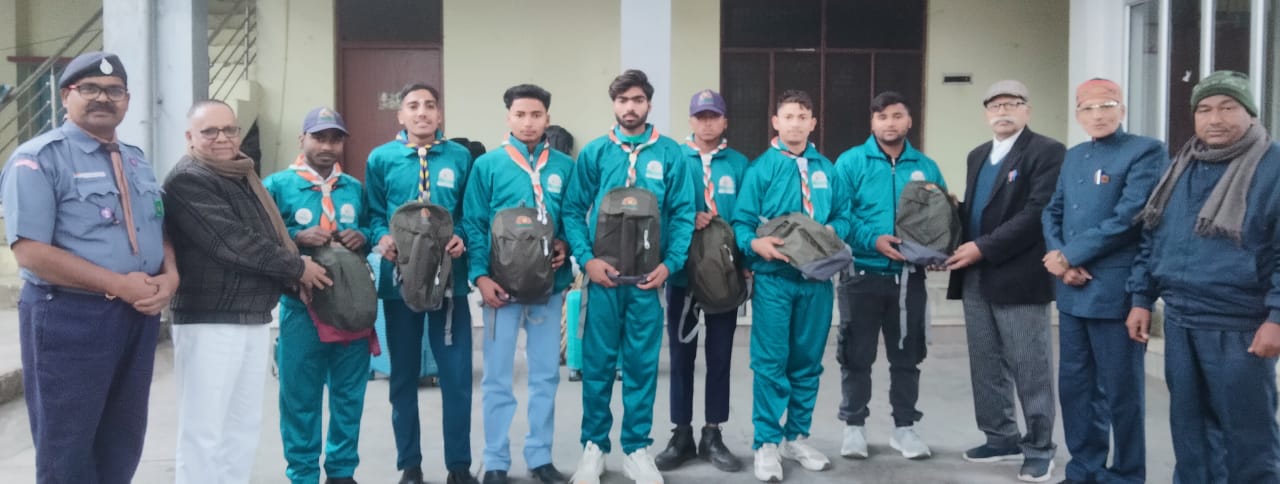 Badayun News : छत्तीसगढ़ राष्ट्रीय जंबूरी के लिए बदायूं से सात स्काउट रवाना