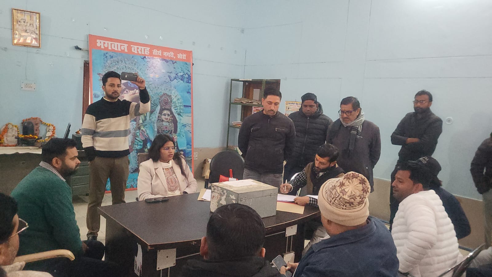 KASGANJ news सहावर एसडीएम व सोरों ईओ प्रभारी हर्षिता देवड़ा की सख्ती लाई रंग, रत्नावली बारात घर का ठेका 5.85 लाख से बढ़कर 23.85 लाख में हुआ नीलाम