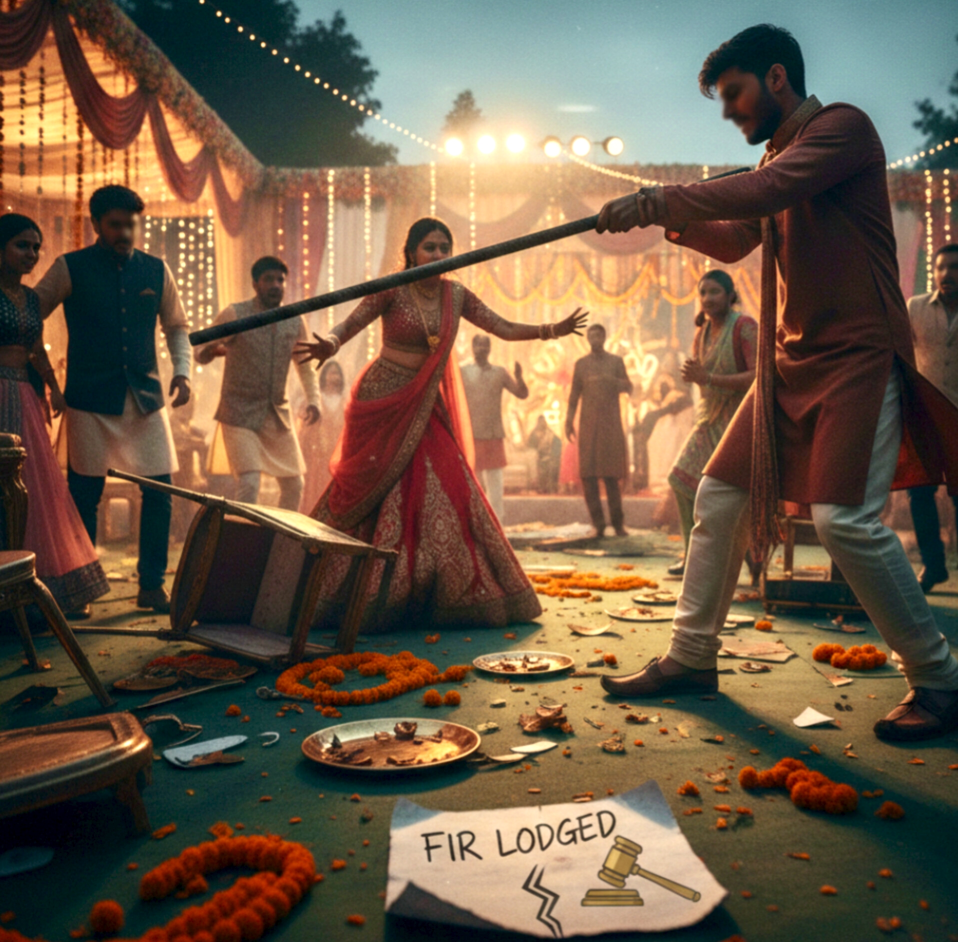 कासगंज अखिल भारतीय क्षत्रिय महासभा के जिलाध्यक्ष पर शादी समारोह में जानलेवा हमला, रिपोर्ट दर्ज