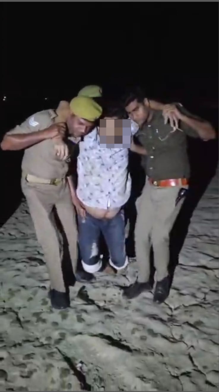 Badaun News : डबल मर्डर का आरोपी पुलिस मुठभेड़ में घायल, गिरफ्तार