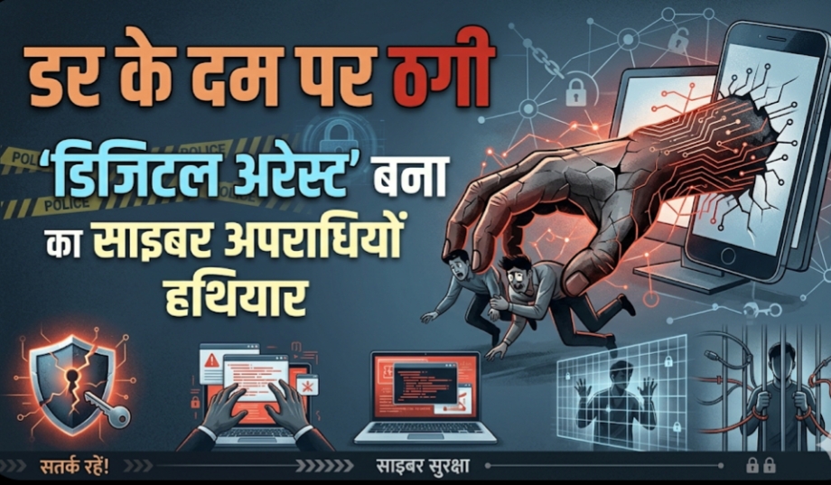 कानून का डर, ठगों का वार: ‘डिजिटल अरेस्ट’ बना साइबर अपराधियों का हथियार, गंजडुंडवारा के बुर्जग से ठगी के बाद चर्चा का माहौल,जानिए ऐसी स्थिति से बचाव को क्या करे?