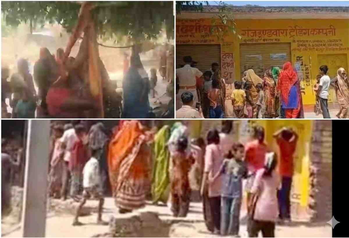 KASGANJ:चूल्हा-चौका छोड़ा शराब का ठेका घेरा, महिलाओं के हल्ला बोल से डरकर भागा ठेकेदार-एक महिला ने फंदा लगा जान देने की कोशिश...मचा हडकंप