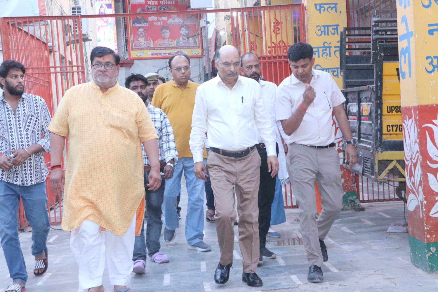 आगरा के कैलाश मंदिर विकास में तेजी के निर्देश, 75% काम पूरा