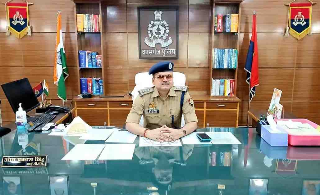 उत्तर प्रदेश में कासगंज पुलिस का डंका: IGRS रैंकिंग में हासिल किया पहला स्थान, एसपी ओपी सिंह को मिले शत-प्रतिशत 125 अंक