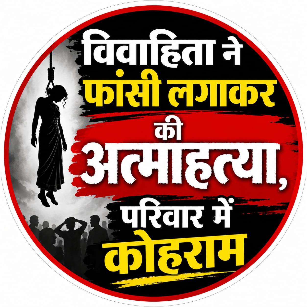 KASGANJ NEWS अलीगढ़ में बेटी का इलाज कराने गए थे परिजन, घर में अकेली विवाहिता ने फांसी लगाकर की जीवनलीला समाप्त