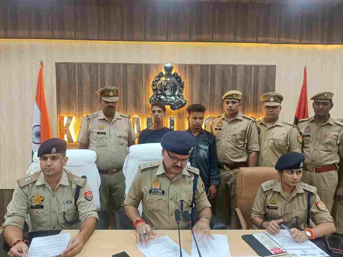 सोरों में चोरी की वारदात का खुलासा, चार लाख के जेवर बरामद; दो शातिर गिरफ्तार